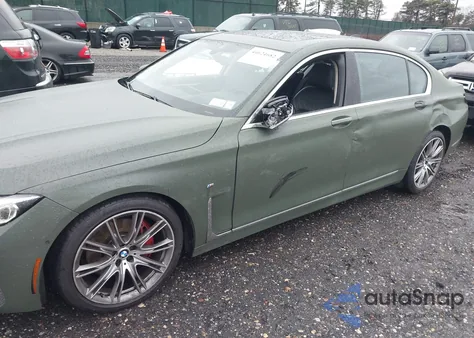 2021 BMW 740I xDrive из США, поврежденный, VIN WBA7T4C08MCG11987